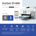 Epson EcoTank ET-4950 Wireless Color All-in-One Supertank Printer - Black 🍁 All In One Marketplace Canada