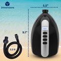 SereneLife Electric SUP Air Pump 16 PSI, Portable Paddle Board Air Compressor with Digital LCD Display, 12V DC Car Connector, Multiple Nozzle Adapters for SUPs, Boats & Inflatables 🍁 All In One Marketplace Canada