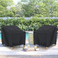 Gasadar Patio Chair Cover-2 Pack, Heavy Duty Waterproof UV Resistant Anti-Fading Chair Covers for Lawn Outdoor Furniture Chairs,35"W x 38"D x 31"H 🍁 All In One Marketplace Canada