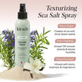Kitsch Sea Salt Spray for Men and Women | Hair Spray with Rosemary, Biotin, Magnesium – Hair Texturizer for Natural Curls and Beach Waves, 177 mL 🍁 All In One Marketplace Canada