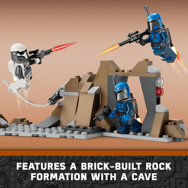 LEGO Star Wars: The Mandalorian Ambush on Mandalore Battle Pack, Building Toy with 4 Star Wars Minifigures, Collectible Brick Built Playset, Star Wars Gift Idea for Boys and Girls Ages 6 and Up, 75373 🍁 All In One Marketplace Canada