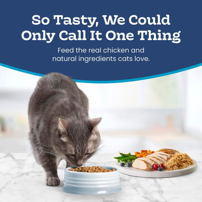 Blue Buffalo Tastefuls Chicken & Brown Rice Recipe Dry Indoor Cat Food for Adult Cats, Real Chicken First, Deliciously Healthy Natural Cat Food, Supports Digestive Care and Coat Health, 22 lbs. 🍁 All In One Marketplace Canada