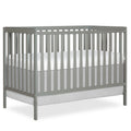 Dream On Me Synergy 5-in-1 Convertible Crib in Cool Grey, Greenguard Gold Certified, BSA Certified, 3 Mattress Height Settings, Classic Nursery Furniture 🍁 All In One Marketplace Canada