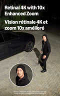 Ring Floodlight Cam Pro, Wired (Newest Model) — Retinal 4K with wide-angle video, 10x Enhanced Zoom, and 2000 Lumen Floodlights, White 🍁 All In One Marketplace Canada