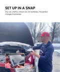 Solar Battery Trickle Charger for Car Battery, Portable and Waterproof Solar Battery Maintainer, Amorphous Silicon Solar Panel car Battery Charger (Solar Battery Charger 7.5W) 🍁 All In One Marketplace Canada