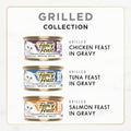 Fancy Feast Grilled Wet Cat Food, in Gravy Variety Pack 3 Flavours - 85 g Can (24 Pack) 🍁 All In One Marketplace Canada