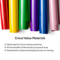 Cricut® Value Iron-On - Black (12 in x 20 ft) - HTV Heat Transfer Vinyl 🍁 All In One Marketplace Canada