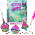 Gem Diamond Painting Kit for Kids - Arts and Crafts for Girls & Boys Ages 6-12 - Craft Kits Art Set - Supplies for Painting - Best Tween Paint Easter Gift Ideas for Kids Activities Age 6 7 8 9 10 🍁 All In One Marketplace Canada