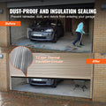 VEVOR Garage Door Seals Bottom Rubber, U Shape +O Ring Combination Garage Door Bottom Weather Seal, 20ft Weatherproofing Garage Door Seal, 5/16 inch T-ends and 3 3/4 inch Width, for Doors, Black 🍁 All In One Marketplace Canada