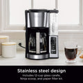 Ninja 12-Cup Programmable Coffee Maker with Glass Carafe – Classic & Rich Brew Styles, Delay Brew & Removable 60oz Water Reservoir, Black/Stainless Steel, CE250C (Canadian Version) 🍁 All In One Marketplace Canada