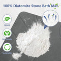 Ceecysaa Stone Bath Mat, Non-Slip Diatomaceous Earth Shower Mat, Quick Drying Bath Mat Stone, Super Absorbent Diatomite Bath Mats for Bathroom Kitchen, Easy to Clean, 60 x 39cm, Dark Gray 🍁 All In One Marketplace Canada