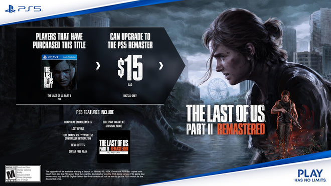 The Last of Us Part II Remastered - PlayStation 5 🍁 All In One Marketplace Canada
