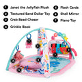 Baby Einstein Ocean Explorers 4-in-1 Kickin’ Tunes Jellyfish Jamboree Music & Language Discovery Gym, Pink, Ages 0 Months and Up 🍁 All In One Marketplace Canada
