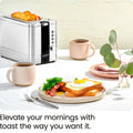 Chefman 2-Slice Pop-Up Stainless Steel Toaster w/ 7 Shade Settings, Extra Wide Slots for Toasting Bagels, Defrost/Reheat/Cancel Functions, Removable Crumb Tray, 850W, 120V, Silver 🍁 All In One Marketplace Canada