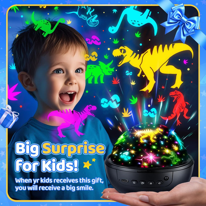 PIKOY Night Light for Kids,93 Lighting+3 Films Star Projector Night Light, Dimmable Remote Star Lights, 360° Sensory Projector Nightlight Glow in the Dark Stars, Toddler 3 Year Old Boy Toys for 3-5 🍁 All In One Marketplace Canada