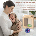 Infancie 100% Organic Cotton Muslin Hooded Baby Towels 2 Pack 81 X 81 CM Shower Towel Soft Breathable Lightweight Quick Dry Gentle On Baby Skin for Newborns and Infants 🍁 All In One Marketplace Canada