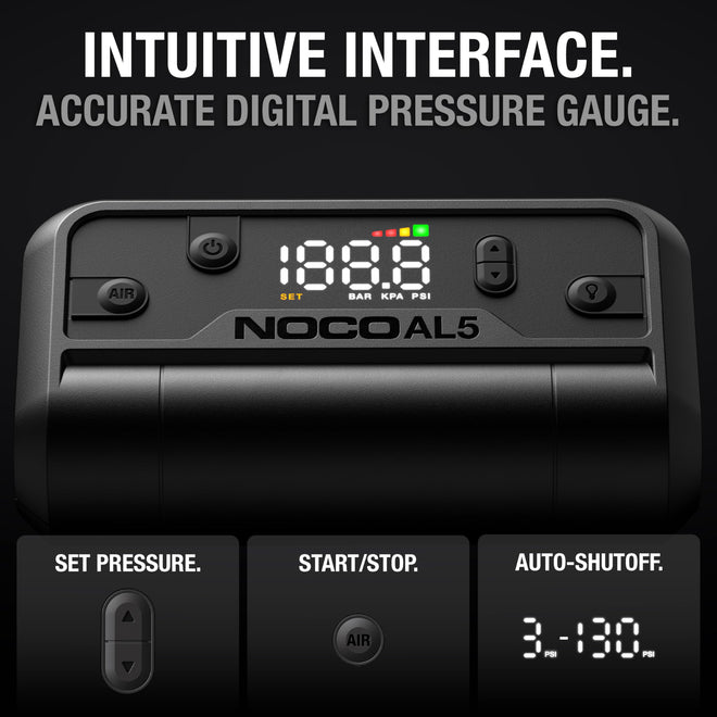 NOCO Air AL5 17 LPM 12V Cordless Tire Inflator & Portable Air Compressor 🍁 All In One Marketplace Canada
