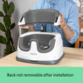 Ingenuity Baby Base 2-in-1 Booster Feeding and Floor Seat with Self-Storing Tray - Slate 🍁 All In One Marketplace Canada