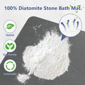 Ceecysaa 80x50cm Stone Bath Mat, Diatomaceous Earth Quick Dry Non Slip, Dark Gray 🍁 All In One Marketplace Canada