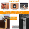Joomer Solar Wall Lights Outdoor 4PACK, Dusk to Dawn Porch Lights Fixture, Waterproof Exterior Lighting with Clear Panel for Entryway Front Door, Solar Wall Lantern with 3 Modes & Motion Sensor 🍁 All In One Marketplace Canada