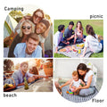 SAMSIER Large Outdoor Picnic Blankets Waterproof Foldable, Beach Blanket Sandproof Portable, Cute Picnic Mat Washable (Navy Blue, 80"×80") 🍁 All In One Marketplace Canada