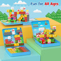 Mini Magnetic Blocks - 49 PCS Travel Magnet Building Blocks for Toddlers - STEM Educational Magnetic Building Toys with Portable Iron Box for Kids Ages 3-8 Boys & Girls 🍁 All In One Marketplace Canada
