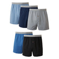Hanes Men's 5-Pack Exposed Waistband Knit Boxers, Assorted, Large/36-38 🍁 All In One Marketplace Canada