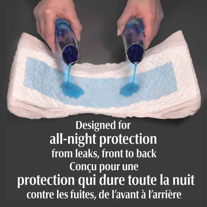 Depend Adult Incontinence Underwear, Overnight, Large, Blush, 22 Count 🍁 All In One Marketplace Canada
