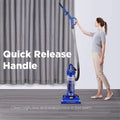 Eureka Powerful Bagless Upright Vacuum Cleaners for Home Pets, Lightweight Household Vacuum Cleaner for Carpet and Hard Floor, PowerSpeed NEU182C with 5 Height Adjustment, Blue 🍁 All In One Marketplace Canada
