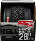 Bell 7091040 Flat Defense Mountain Bike Tire, 26" x 1.75-2.125", Black 🍁 All In One Marketplace Canada