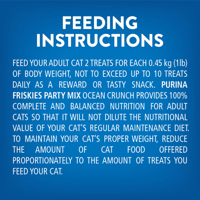 Friskies Party Mix Cat Treats, Ocean Crunch Ocean Whitefish 510g (3 Pack) 🍁 All In One Marketplace Canada