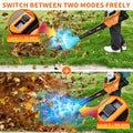 2026 Upgrade Leaf Blower, Leaf Blower Cordless with 2*2.6AH Batteries and Fast Charger, 450CFM &150MPH and 2 Speed Mode, Lightweight Electric Leaf Blowers for Lawn,Yard, Leaves, Dust,Snow Care(Orange) 🍁 All In One Marketplace Canada