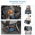 BurgeonNest Cat Carriers for Medium Cats Under 25 lbs, Pet Carrier for Cats with Unique Side Bag,Top Load Small Pet Carrier Soft-Sided Escape Proof with 4 Ventilated Windows 🍁 All In One Marketplace Canada