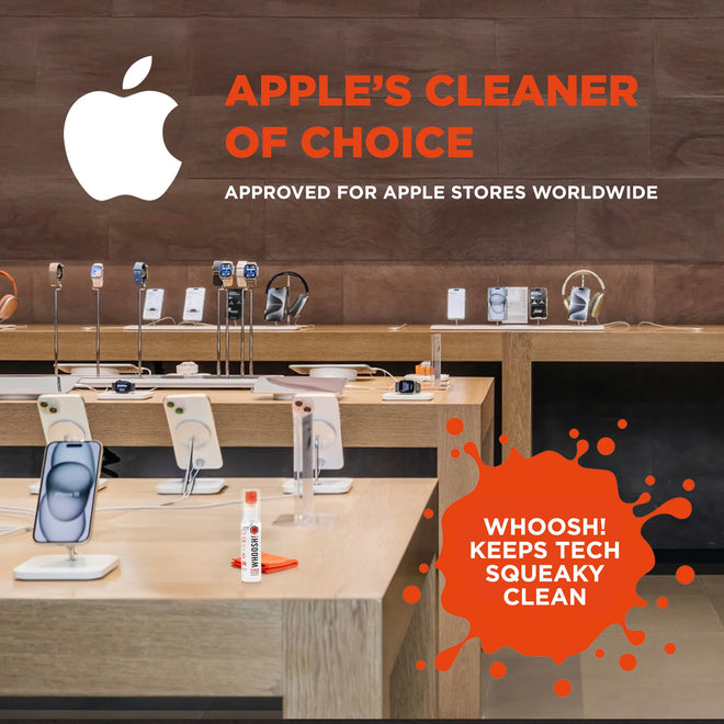 WHOOSH! Screen Shine Go 30 ml – Refillable Laptop Cleaner, Safe Streak-Free Glasses Cleaning Spray for TV, OLED, MacBook, Monitor or Car, Includes 15x15 cm PROTX2 Microfiber Cloth 🍁 All In One Marketplace Canada