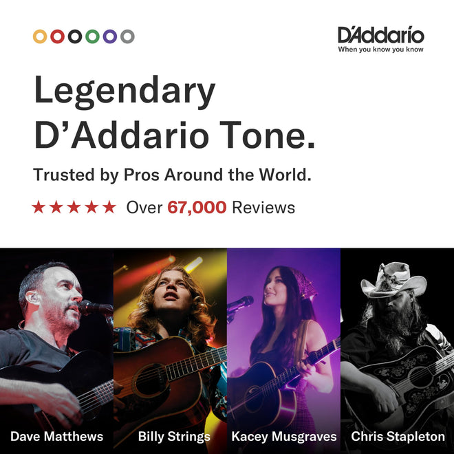 D'Addario EJ16 Phosphor Bronze Acoustic Guitars Strings 3 Pack - Light 12-53 🍁 All In One Marketplace Canada