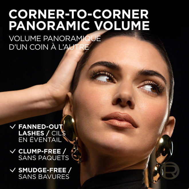 L'Oreal Paris Voluminous Panorama Mascara, Volumizing & Waterproof Mascara, Up to 1.4x Bigger-Looking Eyes, Black, 9.9 mL 🍁 All In One Marketplace Canada