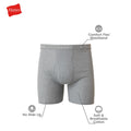 Hanes Boxer Briefs, Cool Dri Moisture-Wicking Underwear, Cotton No-Ride-up for Men, Multi-Packs Available, 6 Pack - Black/Gray, X-Large 🍁 All In One Marketplace Canada