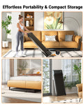MJWW Walking Pad with 6% Incline, No-Assembly Under Desk Treadmill, 2.5 HP Quiet Motor, APP & Remote Control, LED Display, 300 lbs Capacity for Home/Office 🍁 All In One Marketplace Canada