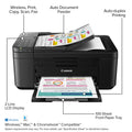 Canon PIXMA TR4720 - All-in-One Wireless Printer for Home Use, Print, Copy, Scan, and Built-in Fax, with Auto Document Feeder, Mobile Printing, Black 🍁 All In One Marketplace Canada