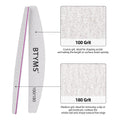 BTYMS 25 Pcs Nail Files 100/180 Grit Double Sided Emery Boards Coarse and Medium Nail File for Acrylic Nails and Natural Nails 🍁 All In One Marketplace Canada