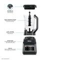 Ninja BN701C, Professional Plus Blender with 72oz Pitcher and Auto-iQ Presets, Black/Grey, 1400W (Canadian Version) 🍁 All In One Marketplace Canada