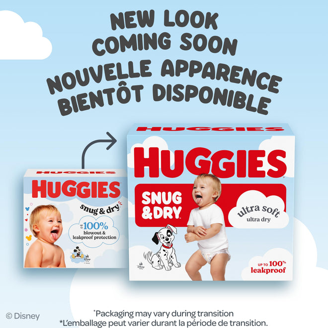 Huggies Size 8 Diapers, Snug & Dry Baby Diapers, Size 8 (45+ lbs), 96 Count (2 Packs of 48), Packaging May Vary 🍁 All In One Marketplace Canada
