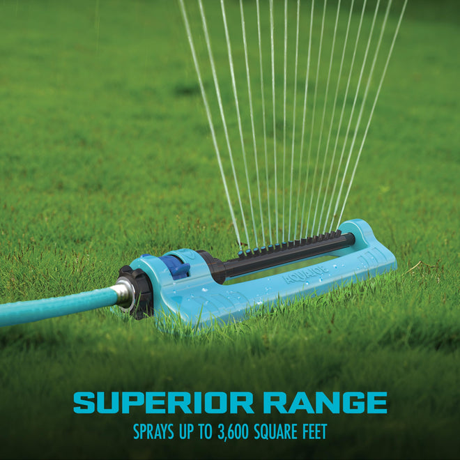 Aqua Joe SJI-OMS16 Indestructible Metal Base Oscillating Sprinkler with Adjustable Spray 🍁 All In One Marketplace Canada