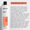 Nioxin System 4 Scalp + Hair Shampoo - Hair Thickening Shampoo For Damaged Hair with Progressed Thinning, 33.8 fl oz (Packaging May Vary) 🍁 All In One Marketplace Canada