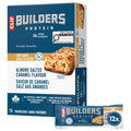 Clif Builders Low Sugar Protein Bars, Almond Salted Caramel Flavour 12 Bars 🍁 All In One Marketplace Canada