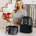 Ninja AF100C Air Fryer, 4-Qt Capacity, Non-Stick, Air Fry, Roast, Reheat, Dehydrate, Charcoal Grey (Canadian Version) - Perfect for Nutritional Cooking with Air Fryer Accessories 🍁 All In One Marketplace Canada