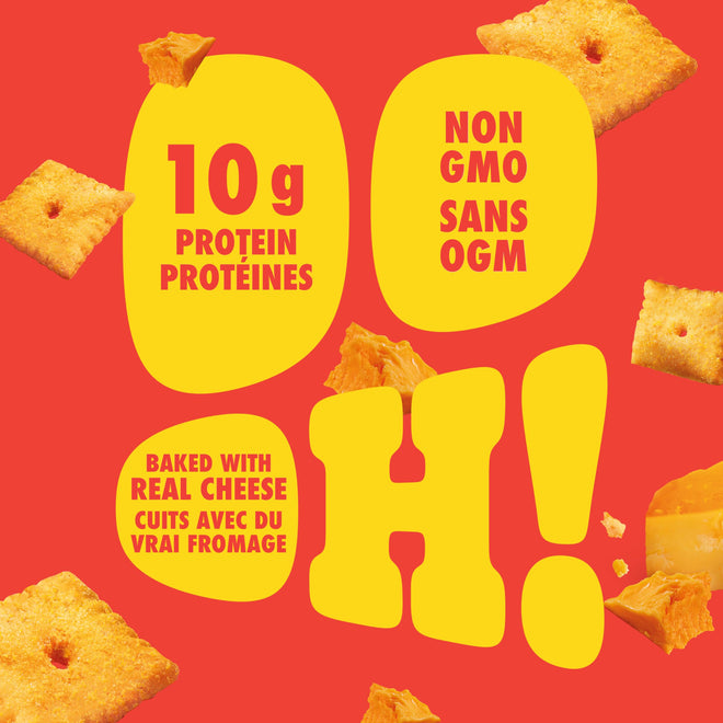 Pure Protein Cheesy Crackers, Cheddar, High Protein Snack, 10G Protein, Pack of 8 🍁 All In One Marketplace Canada