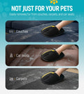 Bispoy Pet Hair Removal Glove for Dogs & Cats - Upgraded Reusable Electrostatic Pet Hair Glove, Pet Hair Remover Tool for Laundry, Couch, Carpet & Car Seat, Gentle Grooming Mitt 🍁 All In One Marketplace Canada