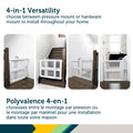 Safety 1st Lift, Lock and Swing Gate - Pressure or Hardware installed, Fits Spaces Between 28" and 42" Wide, 28" Tall, White 🍁 All In One Marketplace Canada