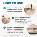 ARM & Hammer Cloud Control Clumping Cat Litter, Multi Cat, 6.35kg – 7 Day Odour Control, 99.9% Dust Free, Hypoallergenic Light Scent 🍁 All In One Marketplace Canada